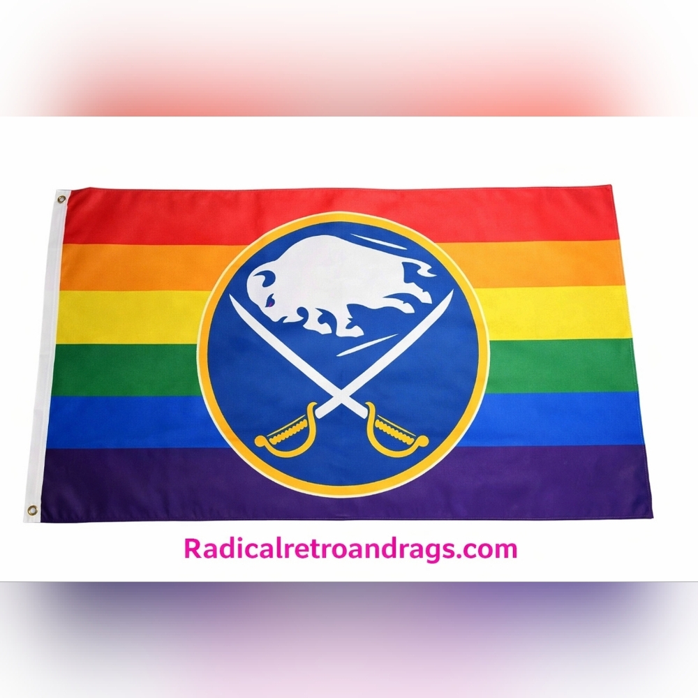 Buffalo Sabres 3'x5' Flag Banner Pride